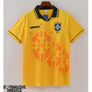 Brazílie 1994 Retro Domácí Dres Krátký Rukáv